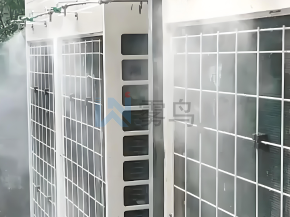 山西機房噴霧降溫節能案（àn）例分析，通信機房（fáng）數（shù）據中心風（fēng）冷式空調室外機噴霧降溫係統